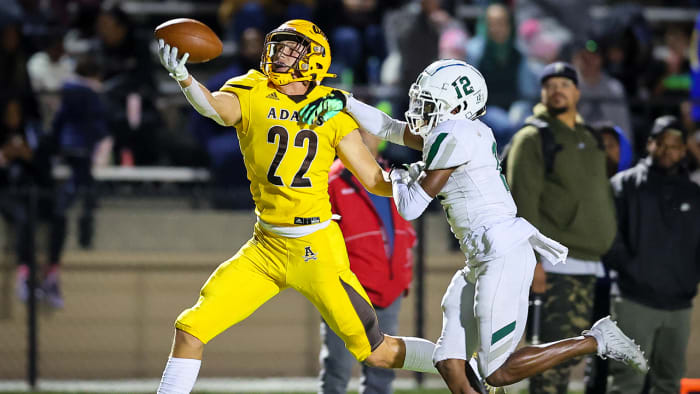 Brady Prieskorn (22) of Rochester Adams. Photo by Mario Nowak